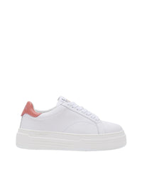 Sneakers ddb0 platforme - Blanc & rose
