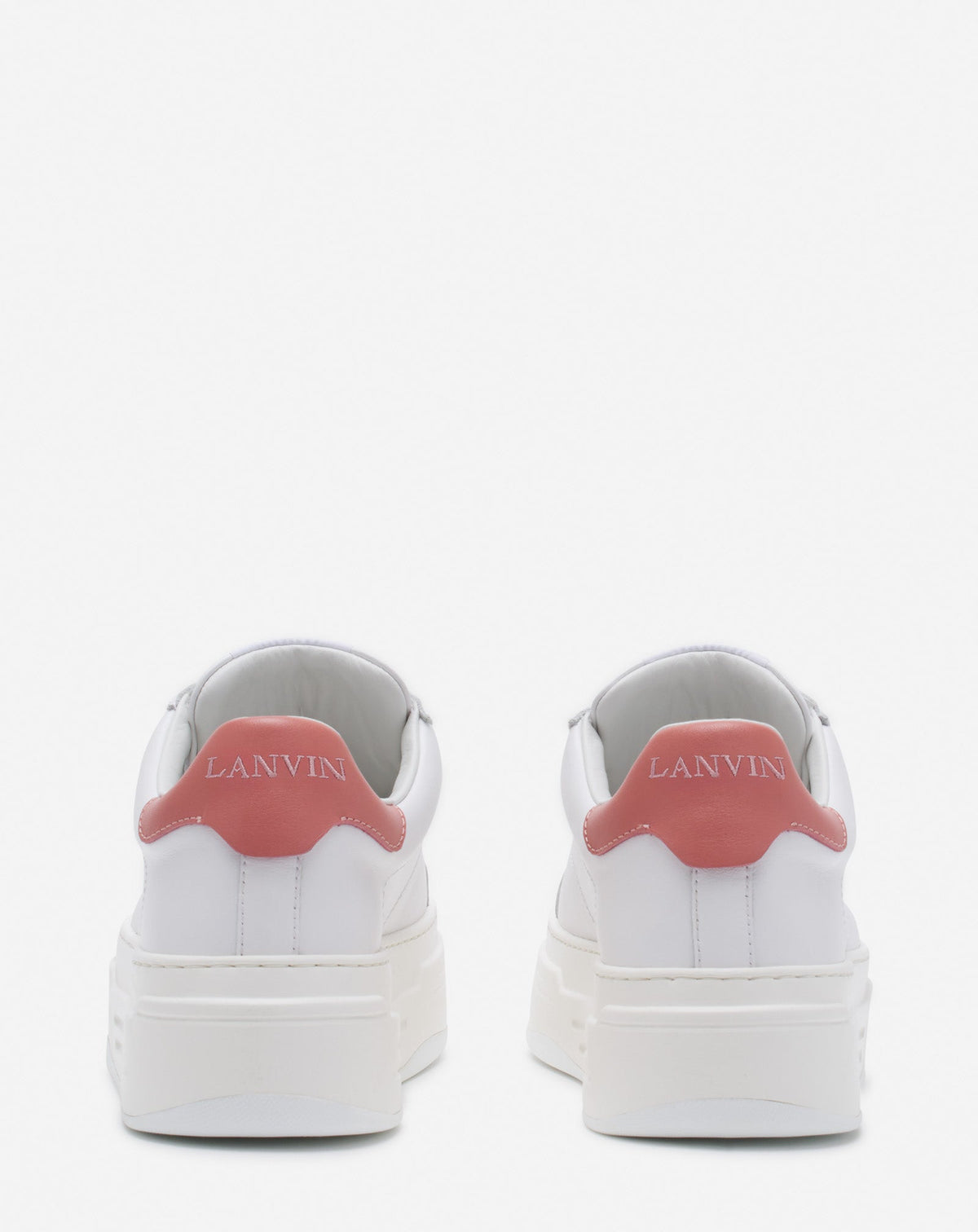 Sneakers ddb0 platforme - Blanc & rose