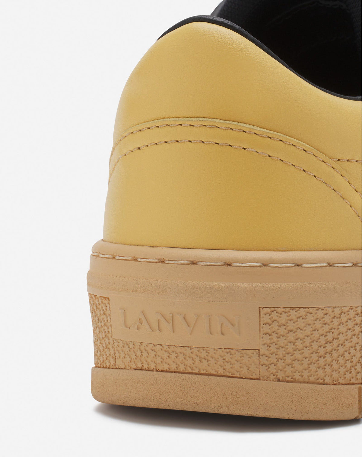 Lanvinxfuture baskets à semelle haute - Jaune vif & rouge