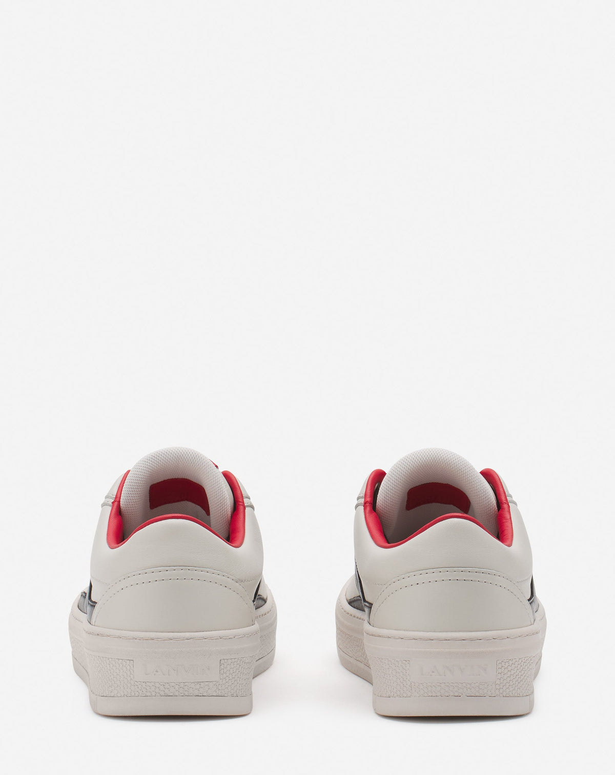Lanvinxfuture baskets à semelle haute - Blanc cassé  &  noir