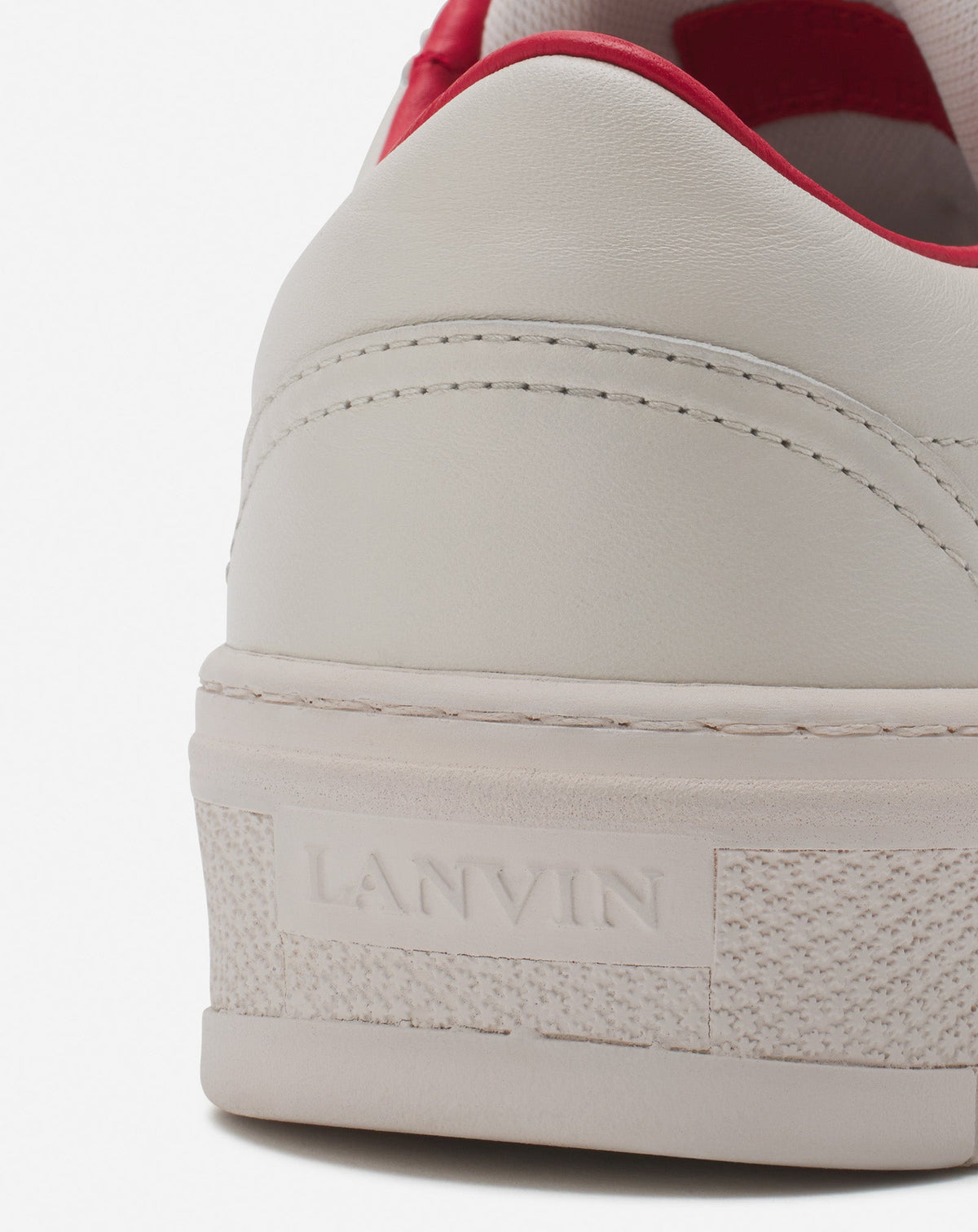 Lanvinxfuture baskets à semelle haute - Blanc cassé  &  noir