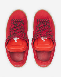 Curb lite sneakers langue rembourrée - Coquelicot & orange