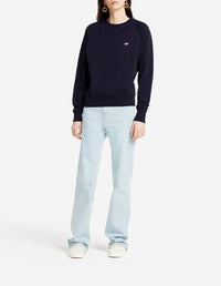 Sweatshirt ajusté Fox avec écusson - Navy