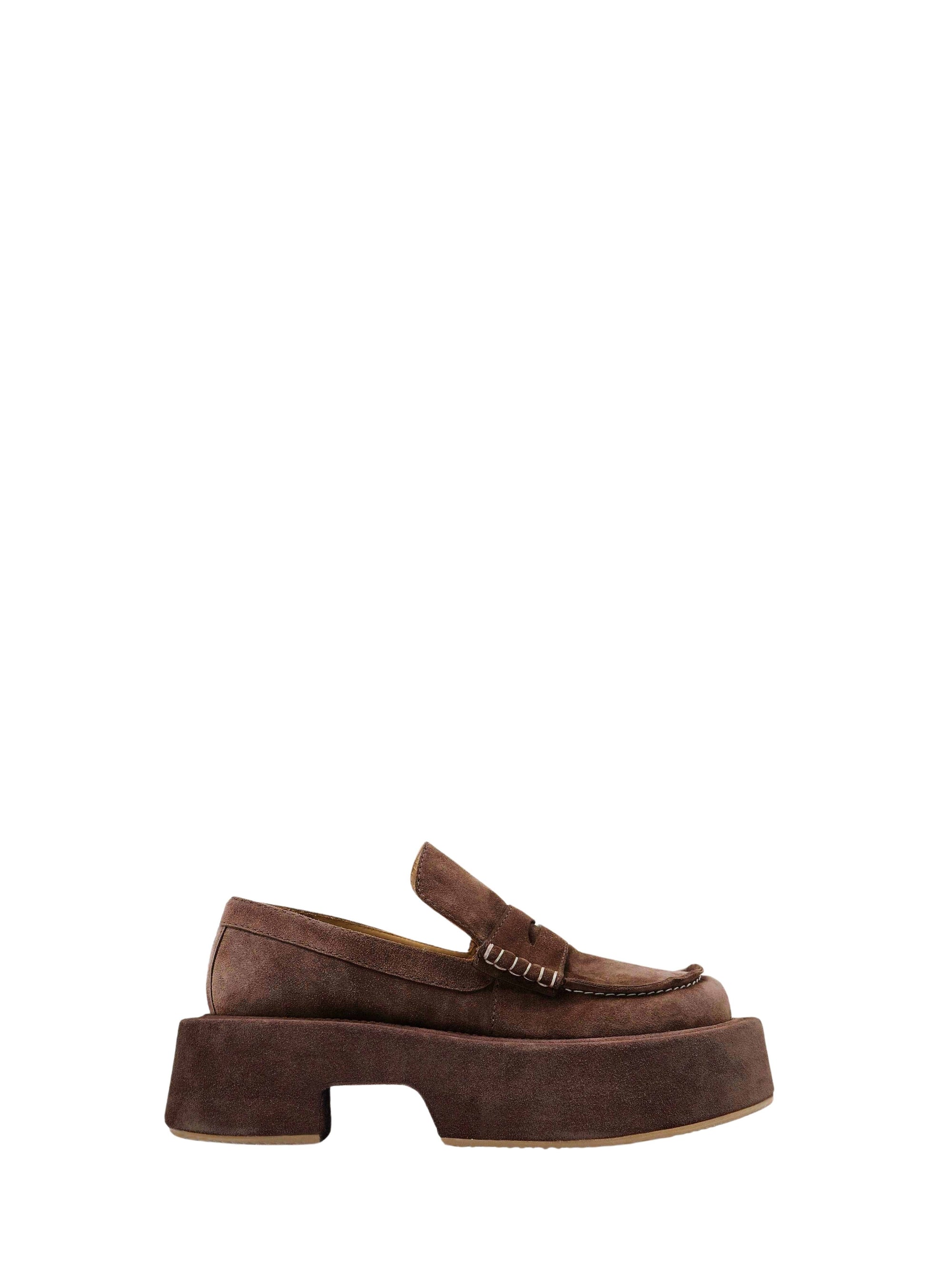 Mocassins À Semelle Élevée M - Brown
