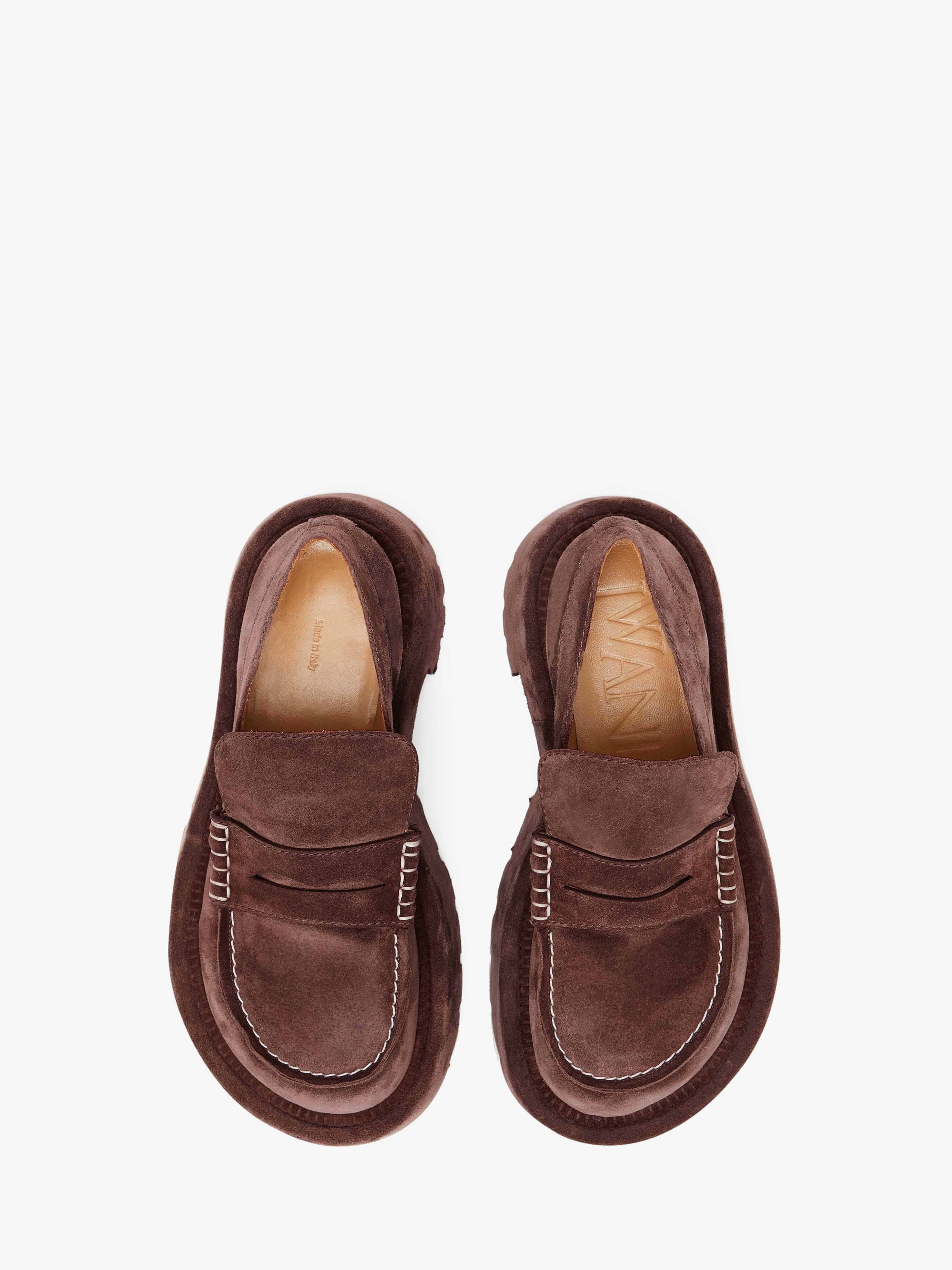 Mocassins À Semelle Élevée M - Brown