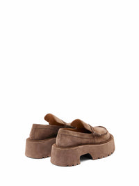 Mocassins À Semelle Élevée F - Tan