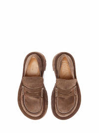 Mocassins À Semelle Élevée F - Tan