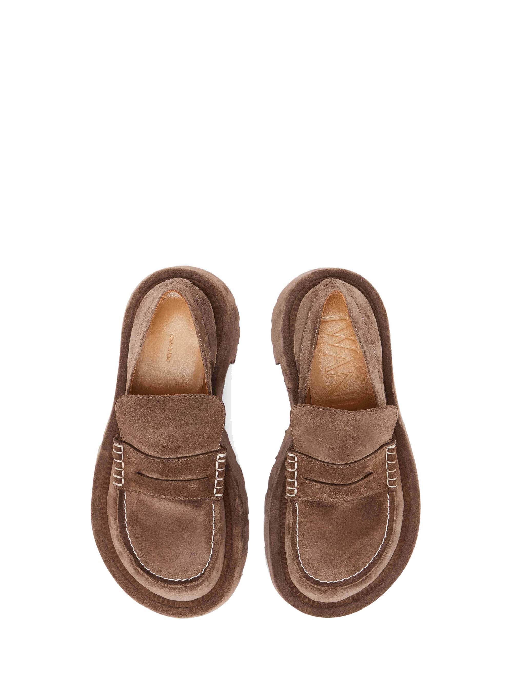 Mocassins À Semelle Élevée F - Tan