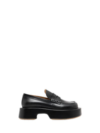 Mocassins à plateforme en cuir - Black