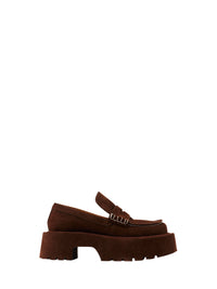 Mocassins À Semelle Élevée F - Brown