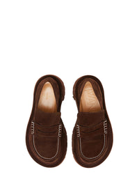 Mocassins À Semelle Élevée F - Brown