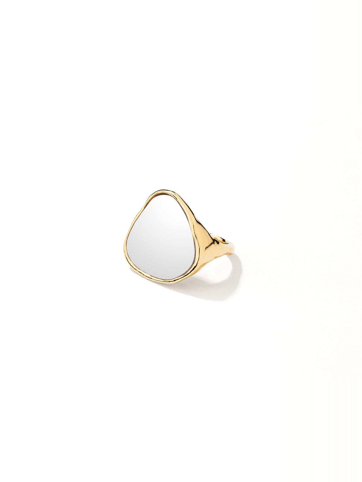 Bague Ba Miroir Ciottolo - Doré, miroir