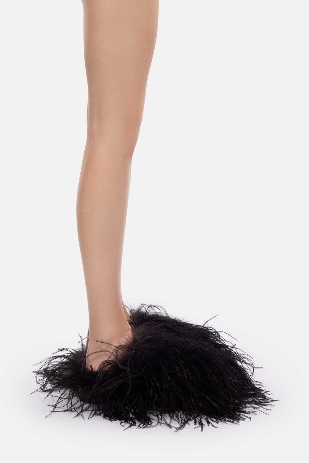 Mules Selene en cuir - Black