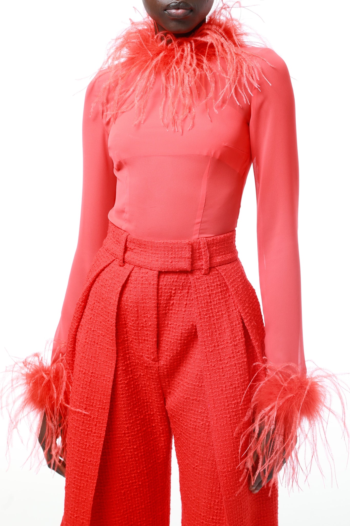 Top - Orange & Red
