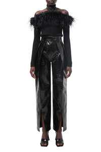 RECOLO BLACK /// Top en laine - Black