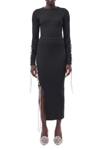 RECOLO BLACK /// Top en laine - Black