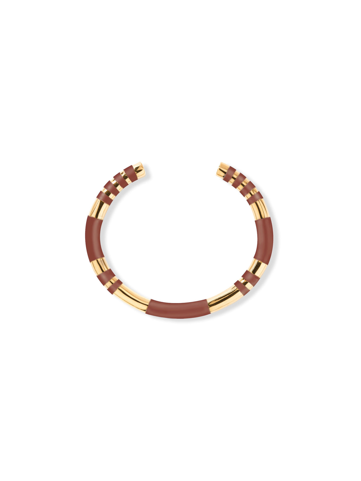 Bracelet Positano Bracelet Chocolat - Doré et chocolat