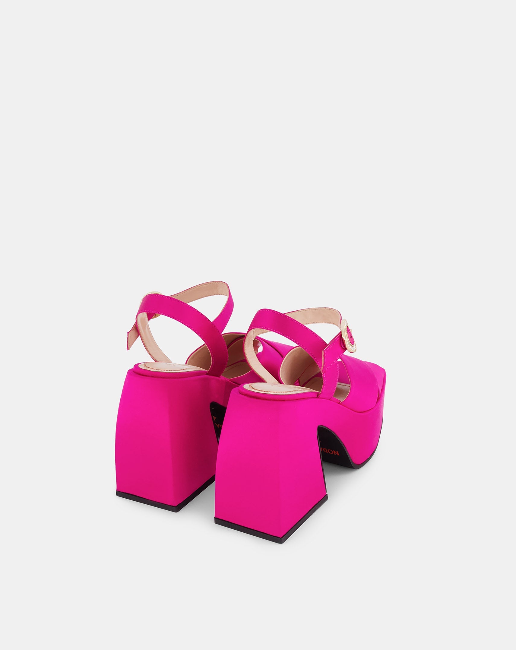 Plateformes Bulla Joni 120 - Satin fuschia