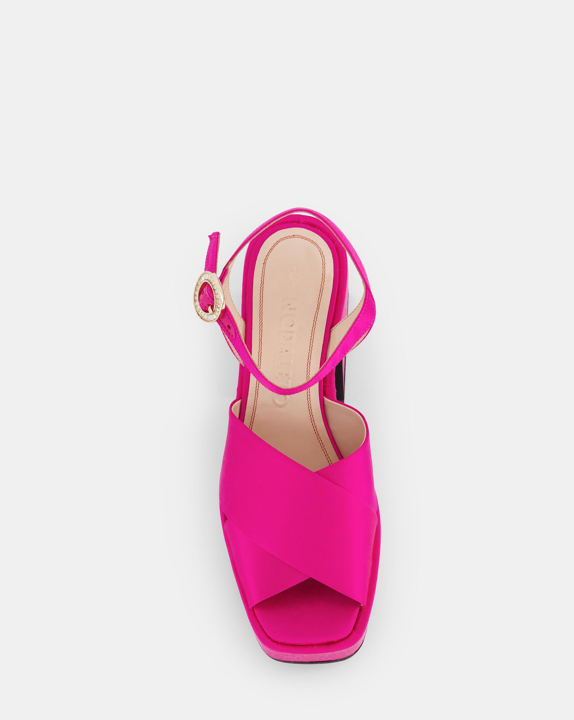 Plateformes Bulla Joni 120 - Satin fuschia