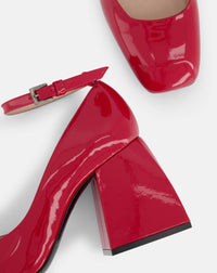 Bulla Pia 90 pumps - Corvette red