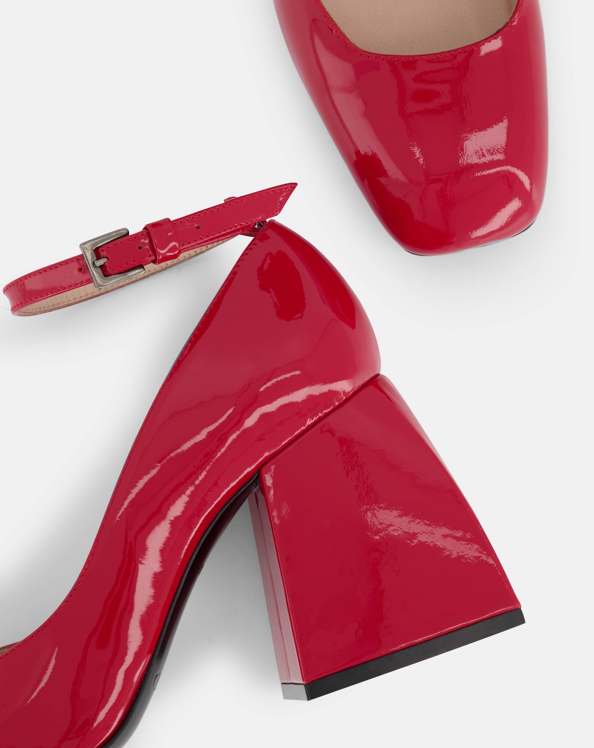 Bulla Pia 90 pumps - Corvette red
