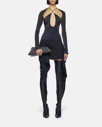 Top manches longues Zane en lycra - Black