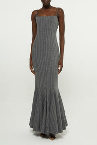 Robe longue rayé - Grey
