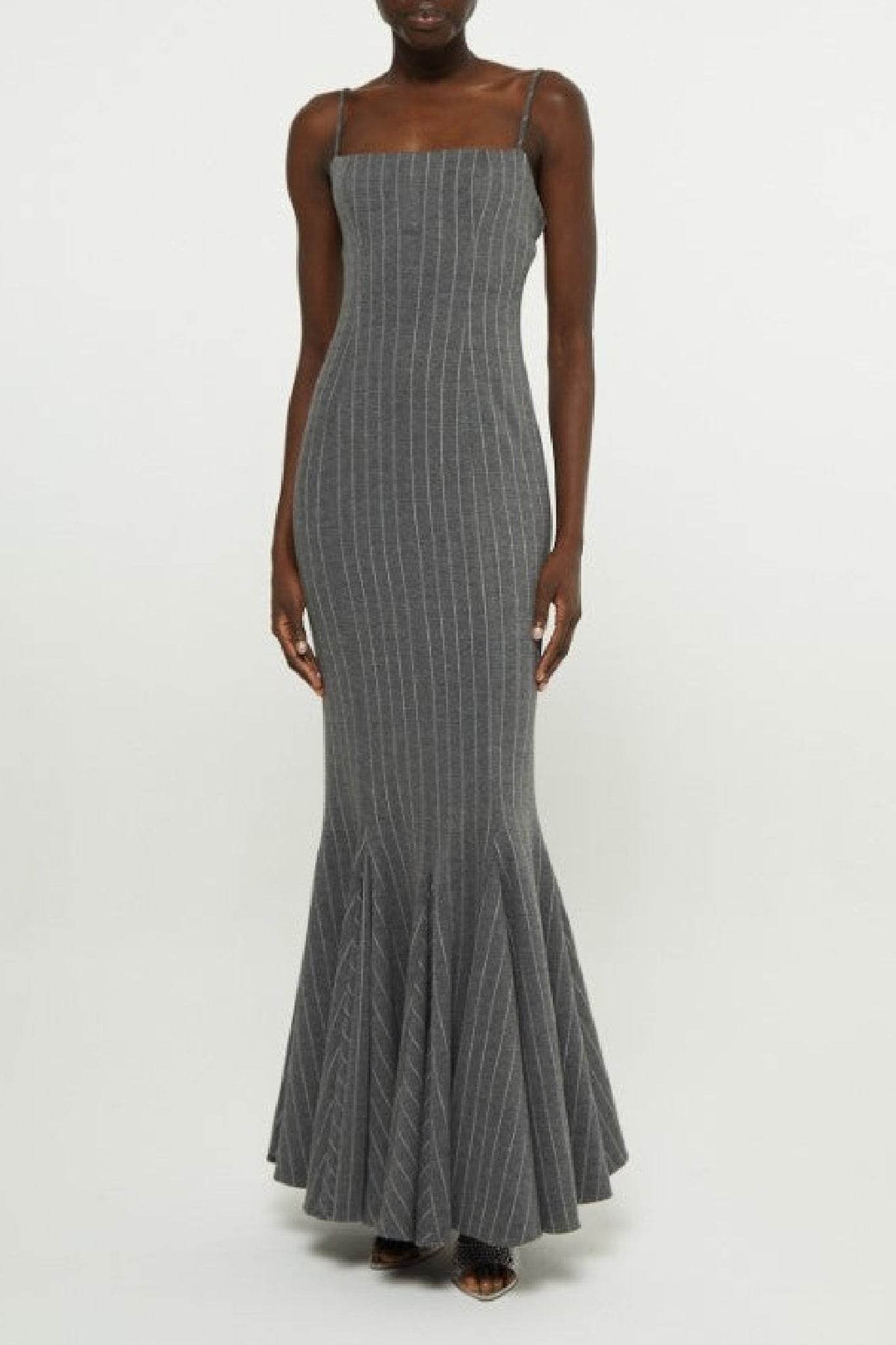 Robe longue rayé - Grey