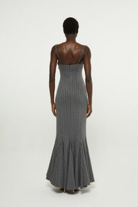 Robe longue rayé - Grey