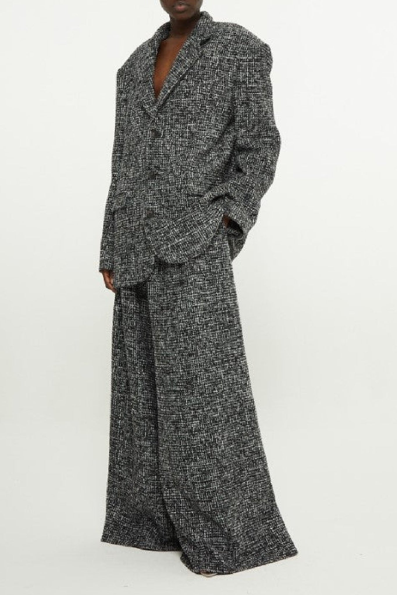 Veste oversize - Black & White