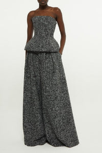 Pantalon palazzo - Black & White