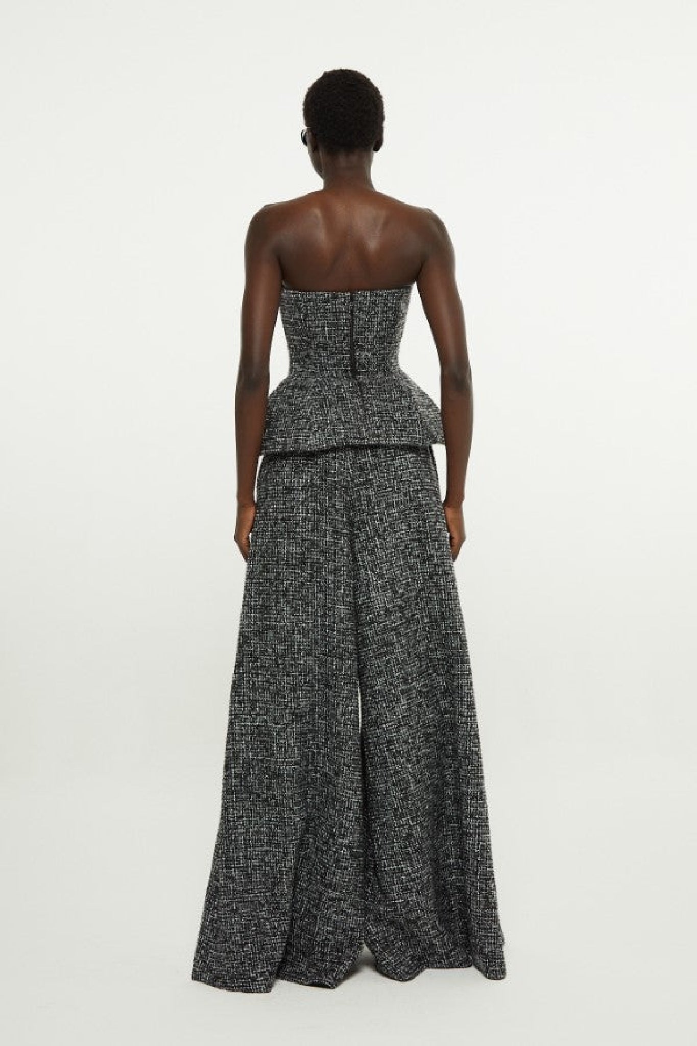 Pantalon palazzo - Black & White