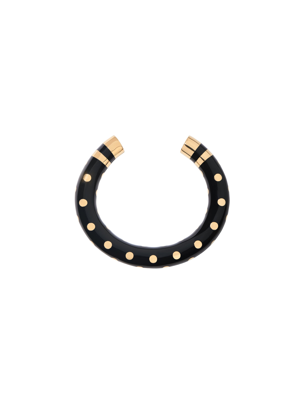 Bracelet Positano Clou Gm Noir - Doré et noir