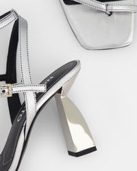 Angel C 90 pumps - Metallic silver