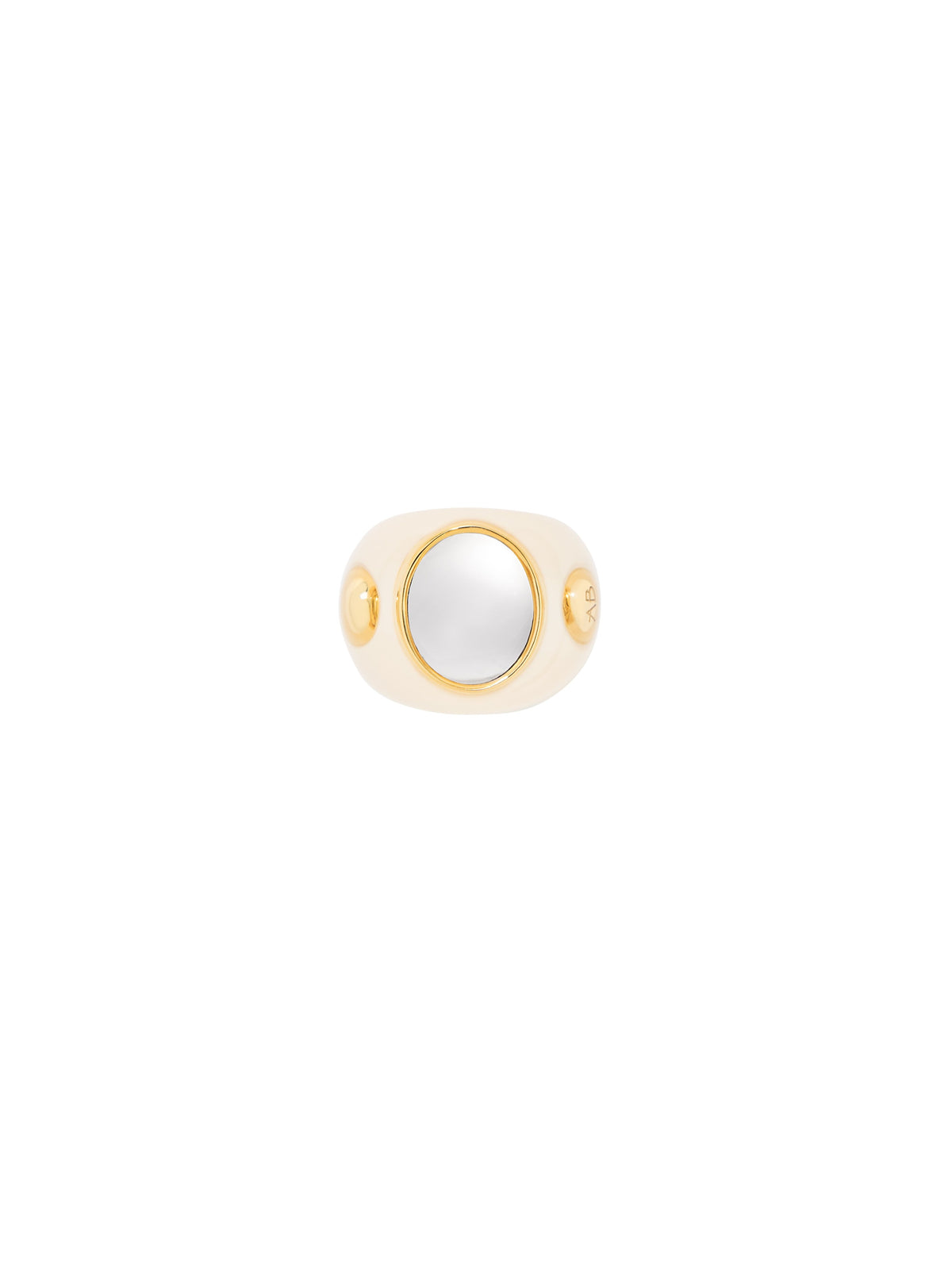 Bague Bague Cylla - Doré et ivoire