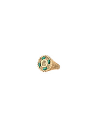 Bague Bague Biriby - Doré et vert