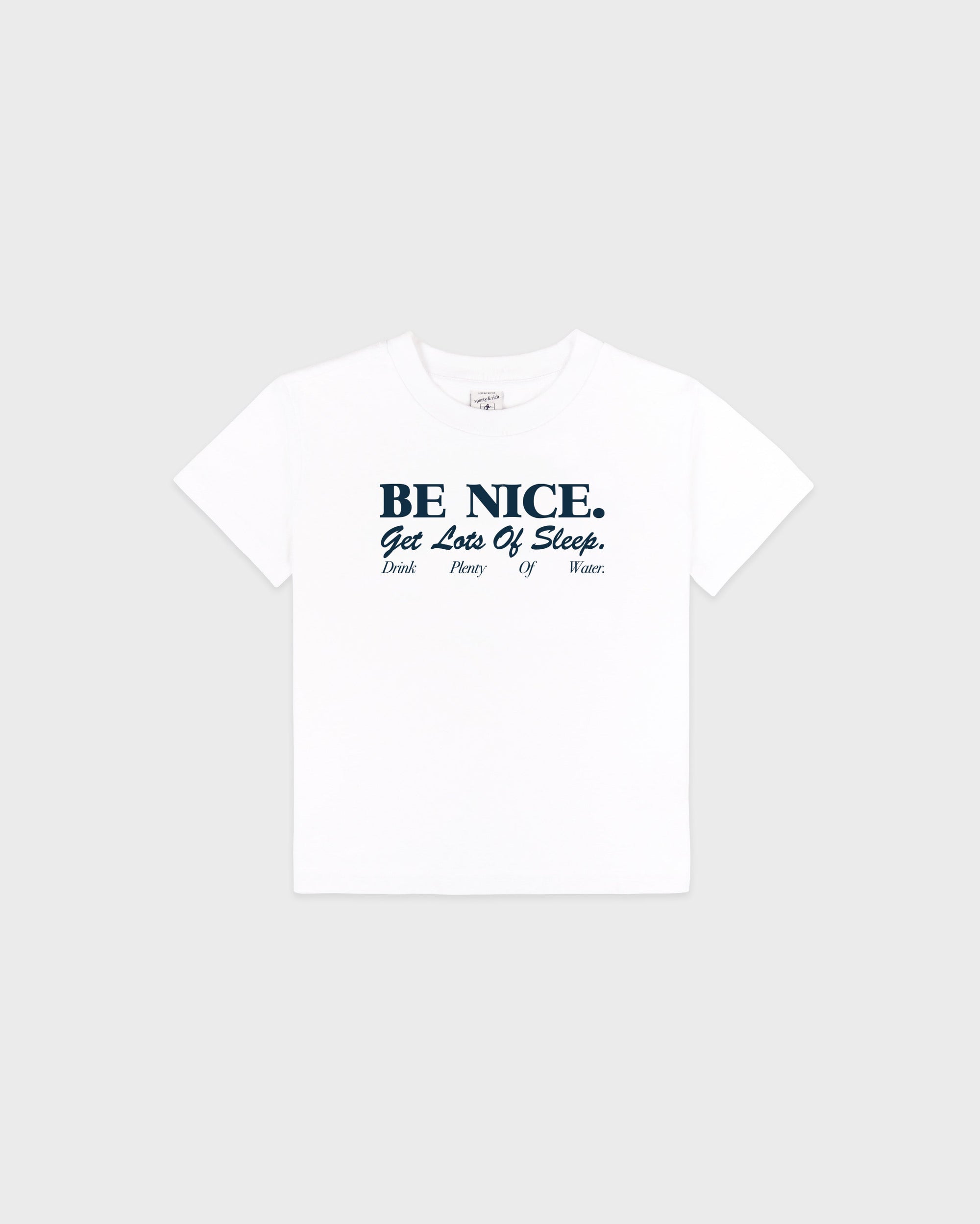 T-shirt enfant « Be Nice » - Blanc