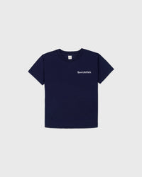 T-shirt enfant « Play Tennis » - Bleu marine foncé/Blanc