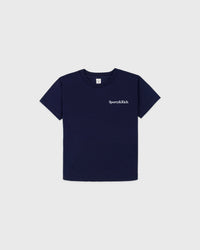 T-shirt enfant « Play Tennis » - Bleu marine foncé/Blanc