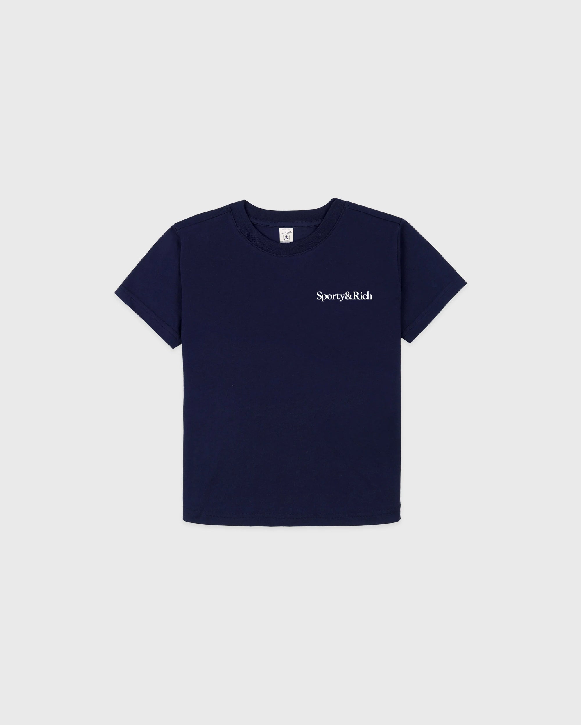 T-shirt enfant « Play Tennis » - Bleu marine foncé/Blanc