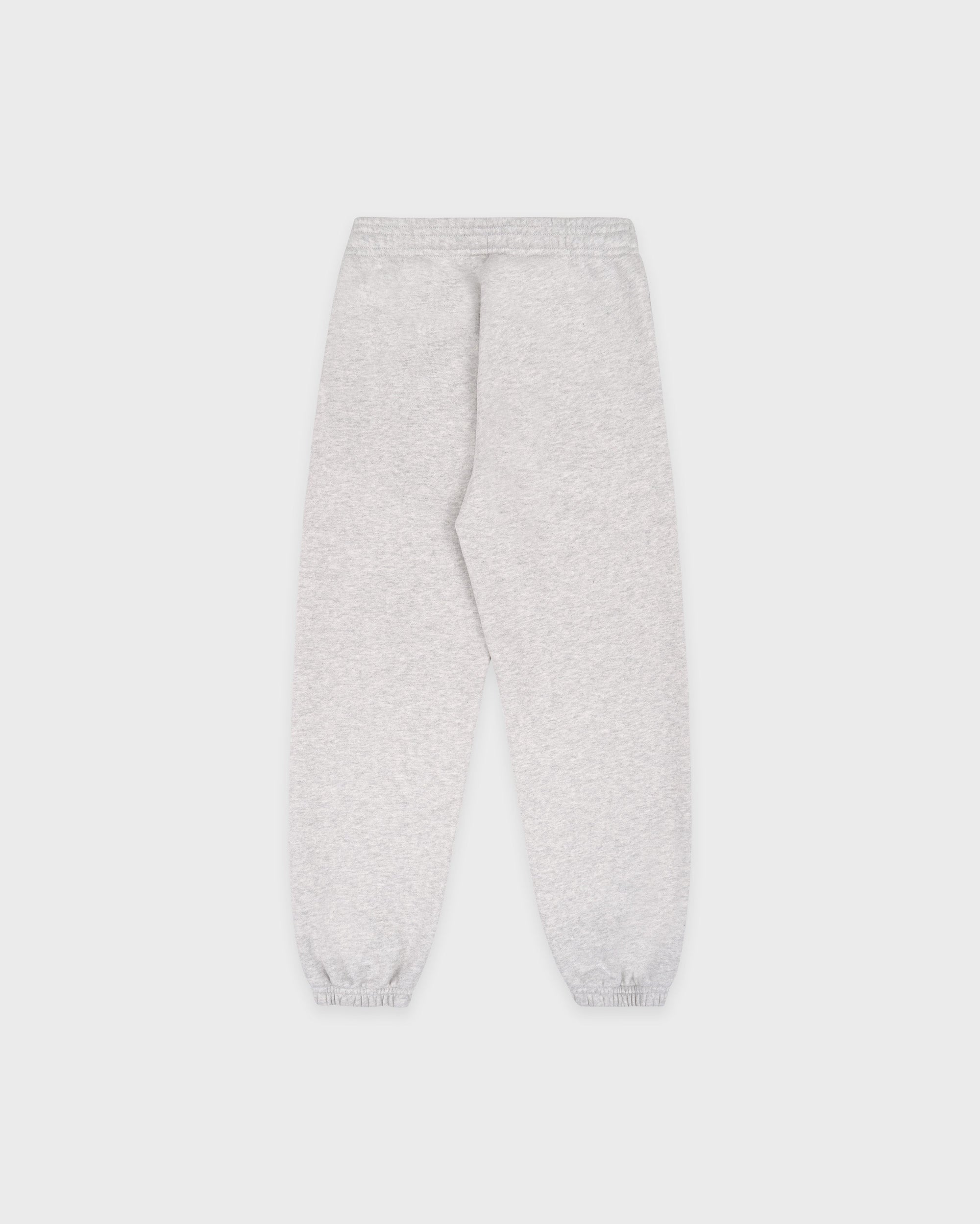 Pantalon de survêtement pour enfant Serif Logo - Gris chiné/Vert forêt