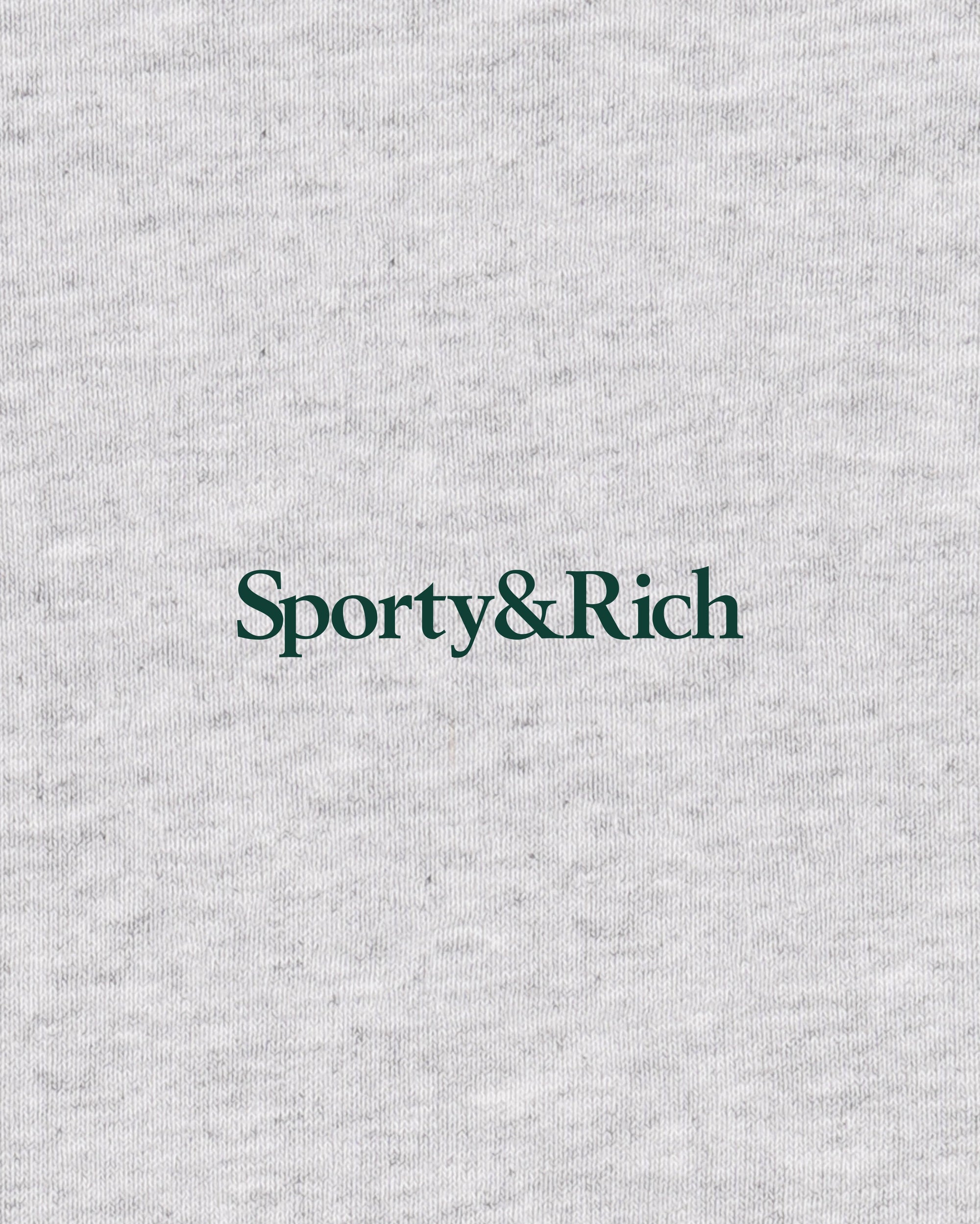 Pantalon de survêtement pour enfant Serif Logo - Gris chiné/Vert forêt