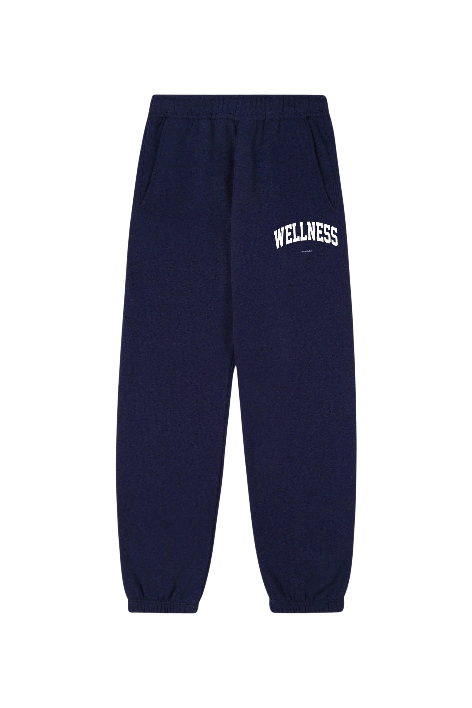 Pantalon de survêtement Wellness Ivy - Bleu Marine & Blanc