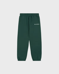 Pantalon de survêtement pour enfant Serif Logo - Vert forêt/Blanc