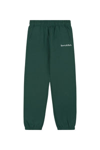 Pantalon de survêtement Serif Logo - Vert Forêt & Blanc