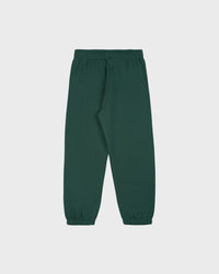 Pantalon de survêtement pour enfant Serif Logo - Vert forêt/Blanc