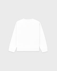 Pull à col rond pour enfant, motif nautique - Blanc