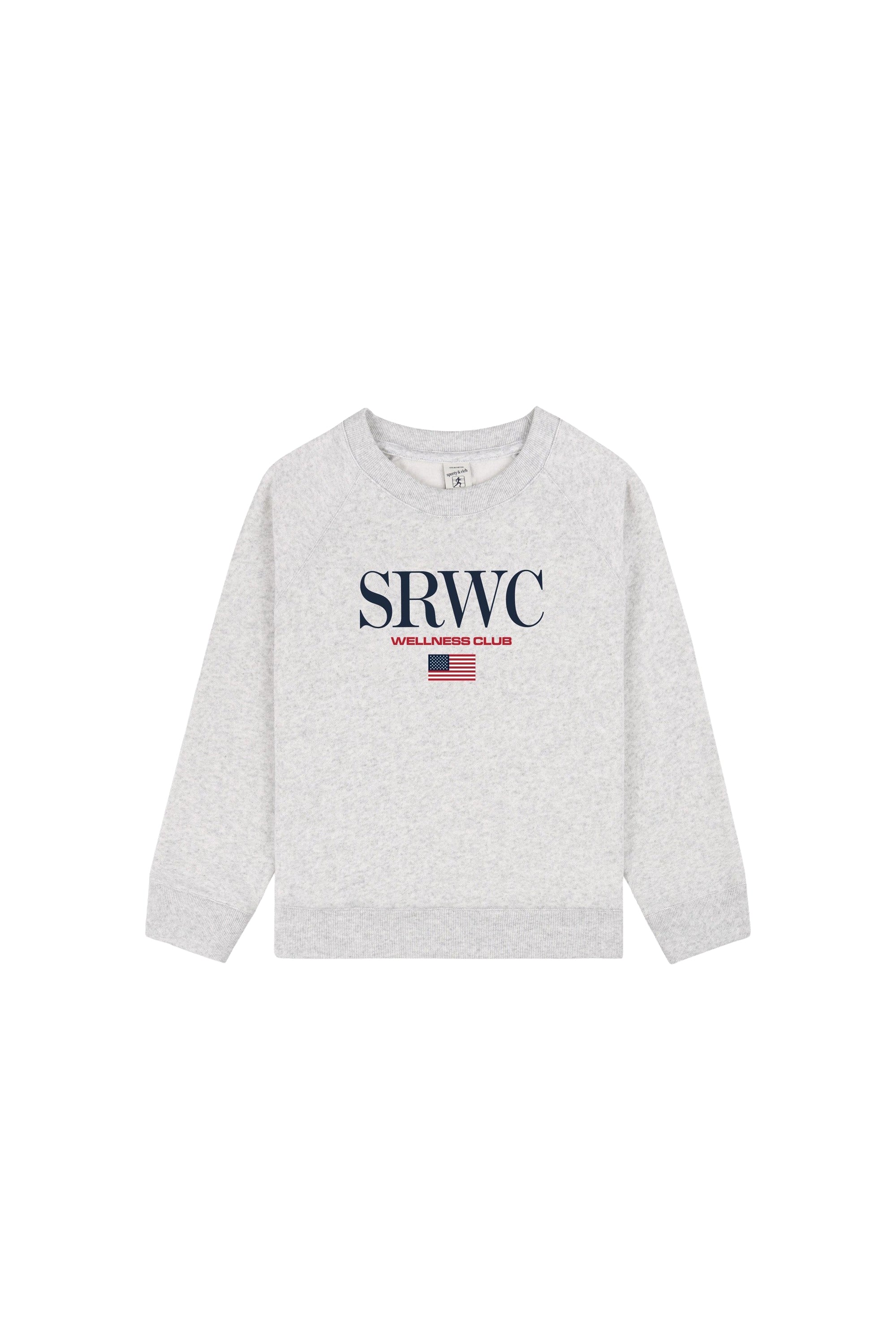 Pull à col rond Nautical - Gris Chiné