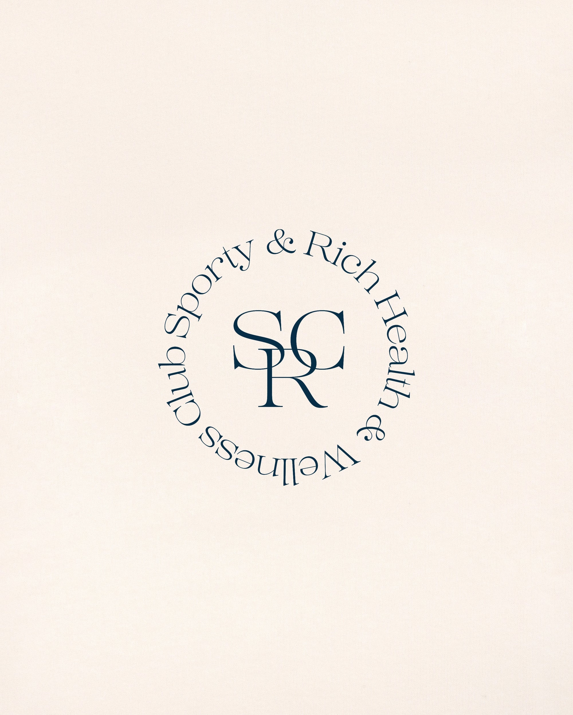 SRHWC Sweat à capuche pour enfants - Crème/Bleu marine