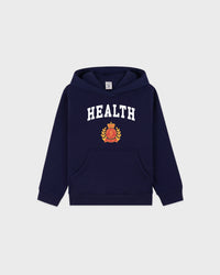 Sweat à capuche NY Health Crest pour enfants - Bleu marine